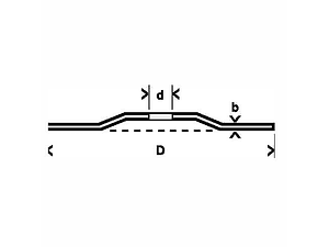 Discos de corte e rebarbar para metal com centro rebaixado 125MM BOSCH DIY (5 UNIDADES)