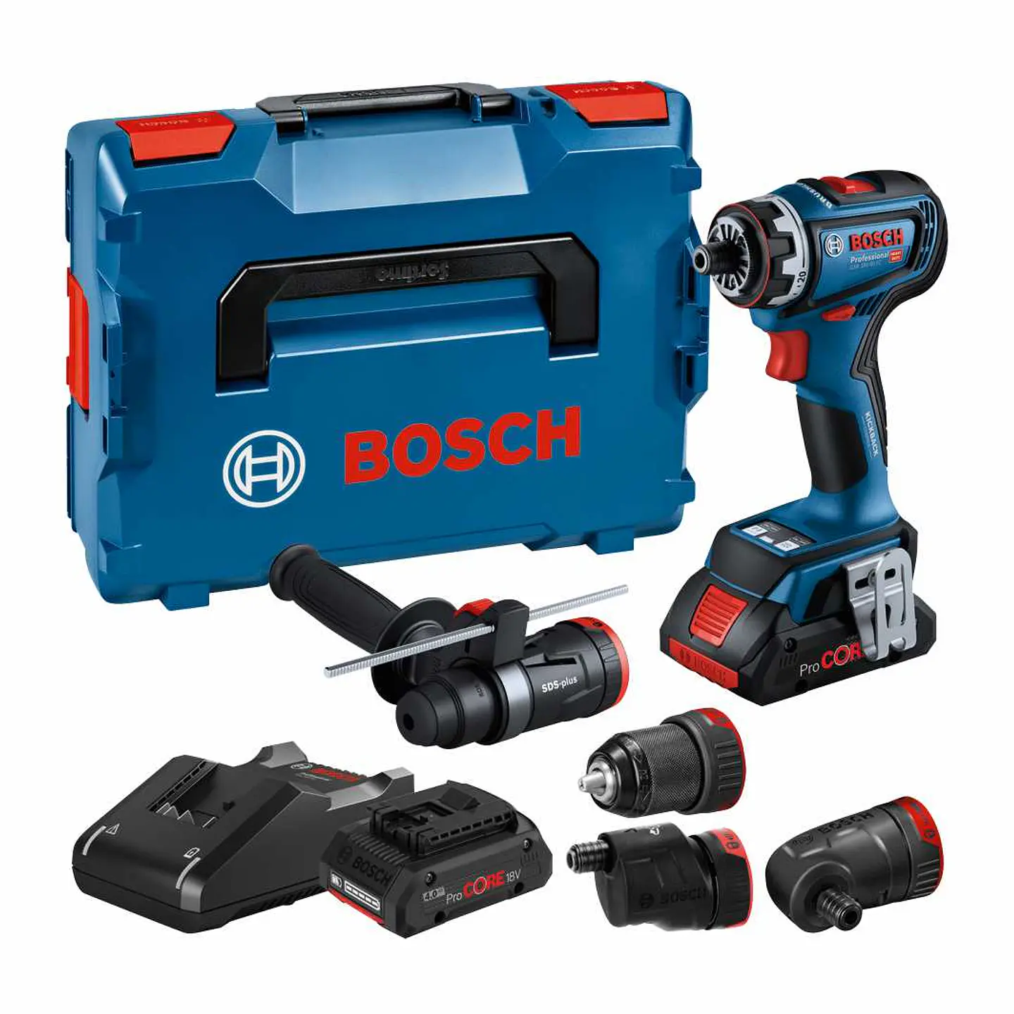 Aparafusadora/Berbequim sem fio FlexiClick Set Completo GSR 18V-90 FC BOSCH 1