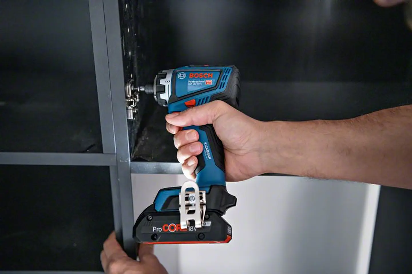 Aparafusadora/Berbequim sem fio FlexiClick Set Completo GSR 18V-90 FC BOSCH 4