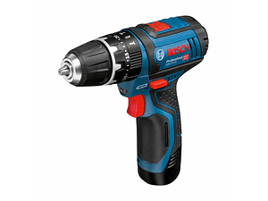 Aparafusadora/berbequim com percussão sem fio GSB 12V-15 + 2 Baterias 2.0Ah + Mala Lona BOSCH