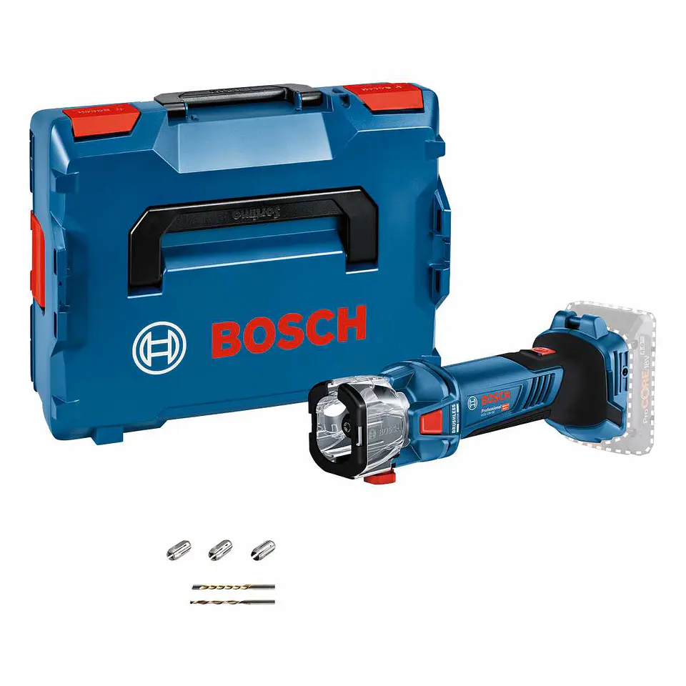 Tupia para Gesso Cartonado GCU 18V-30 + Mala L-BOXX BOSCH 1