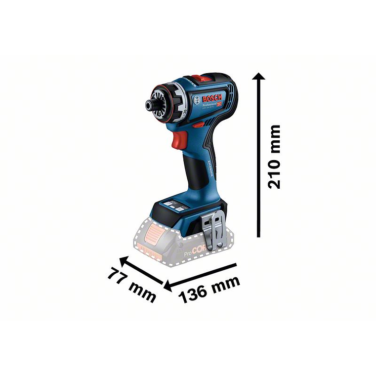 Aparafusadora/Berbequim sem fio FlexiClick GSR 18V-90 FC BOSCH 3