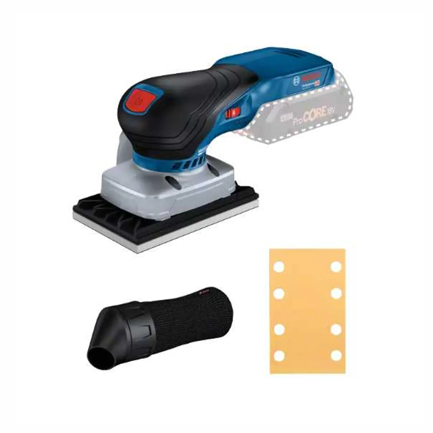 Lixadora vibratória sem fio GSS 18V-13 BOSCH 1