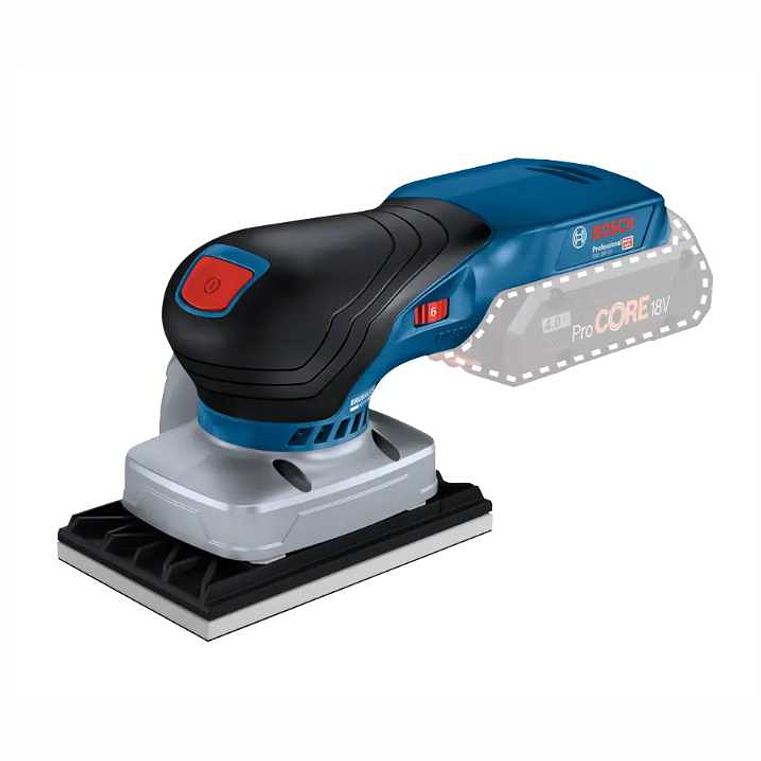 Lixadora vibratória sem fio GSS 18V-13 + ACC + Mala L-BOXX BOSCH 3