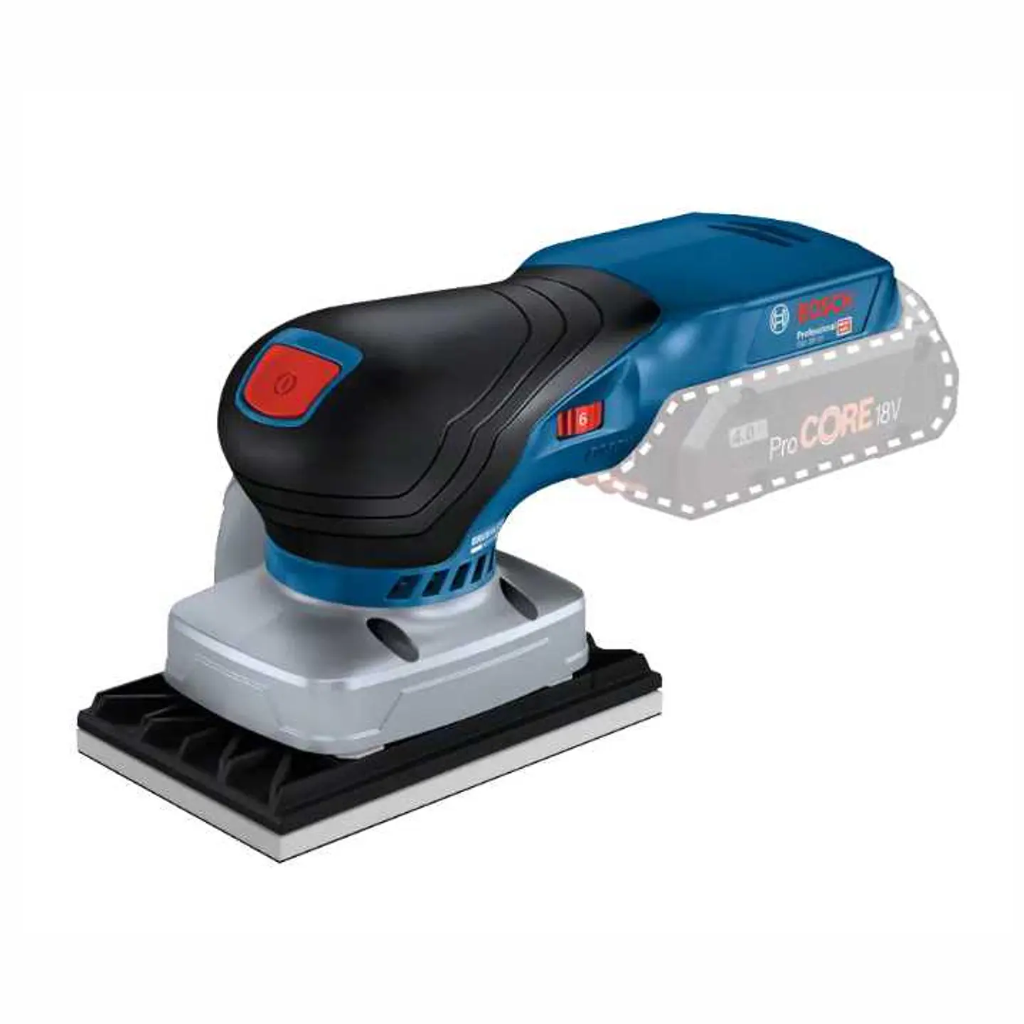 Lixadora vibratória sem fio GSS 18V-13 + ACC + Mala L-BOXX BOSCH 3