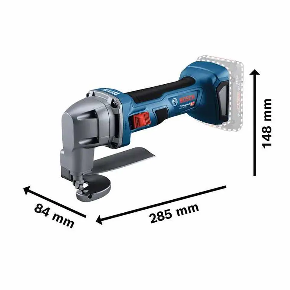 Tesoura para chapa sem fio GSC 18V-16 E BOSCH 2