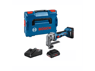 Tesoura para chapa sem fio GSC 18V-16 E + 2 Baterias ProCORE18V 4.0Ah BOSCH