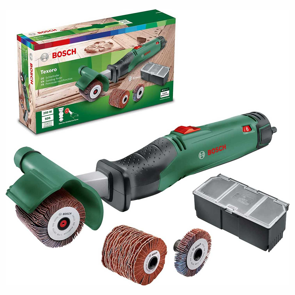 Multilixadeira de rolos TEXORO BOSCH DIY 1