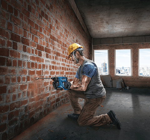 Martelo perfurador sem fio SDS PLUS GBH 18V-28 CF BOSCH