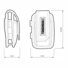 Bolsa para Smartphone com bolsos para lápis TB-33C TOUGHBUILT 2