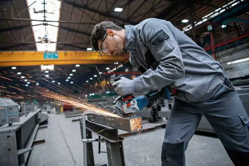 Rebarbadora sem fio BITURBO GWS 18V-15 P + Mala L-BOXX BOSCH  4