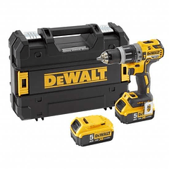 Aparafusadora/Berbequim com percussão XR 18V + 2 Baterias 5,0Ah DCD796P2-QW DEWALT