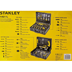 Mala de ferramentas de manutenção com 142 peças STMT98109-1 STANLEY