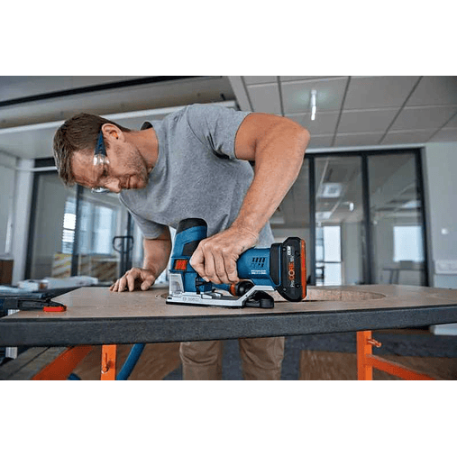 Serra vertical tico tico sem fio GST 18V-155 SC + Mala L-BOXX BOSCH 4