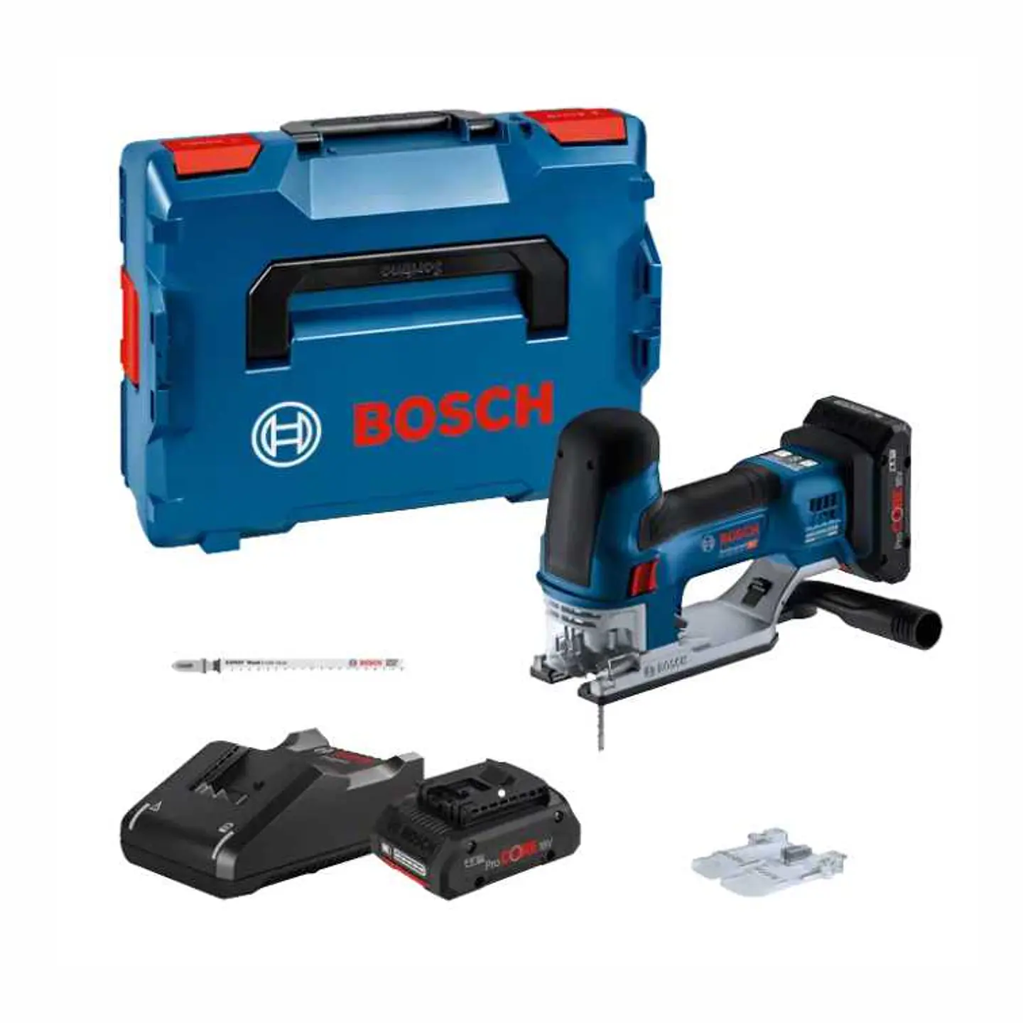 Serra vertical tico tico sem fio GST 18V-155 SC + 2 Baterias ProCORE18V 4.0Ah BOSCH 1