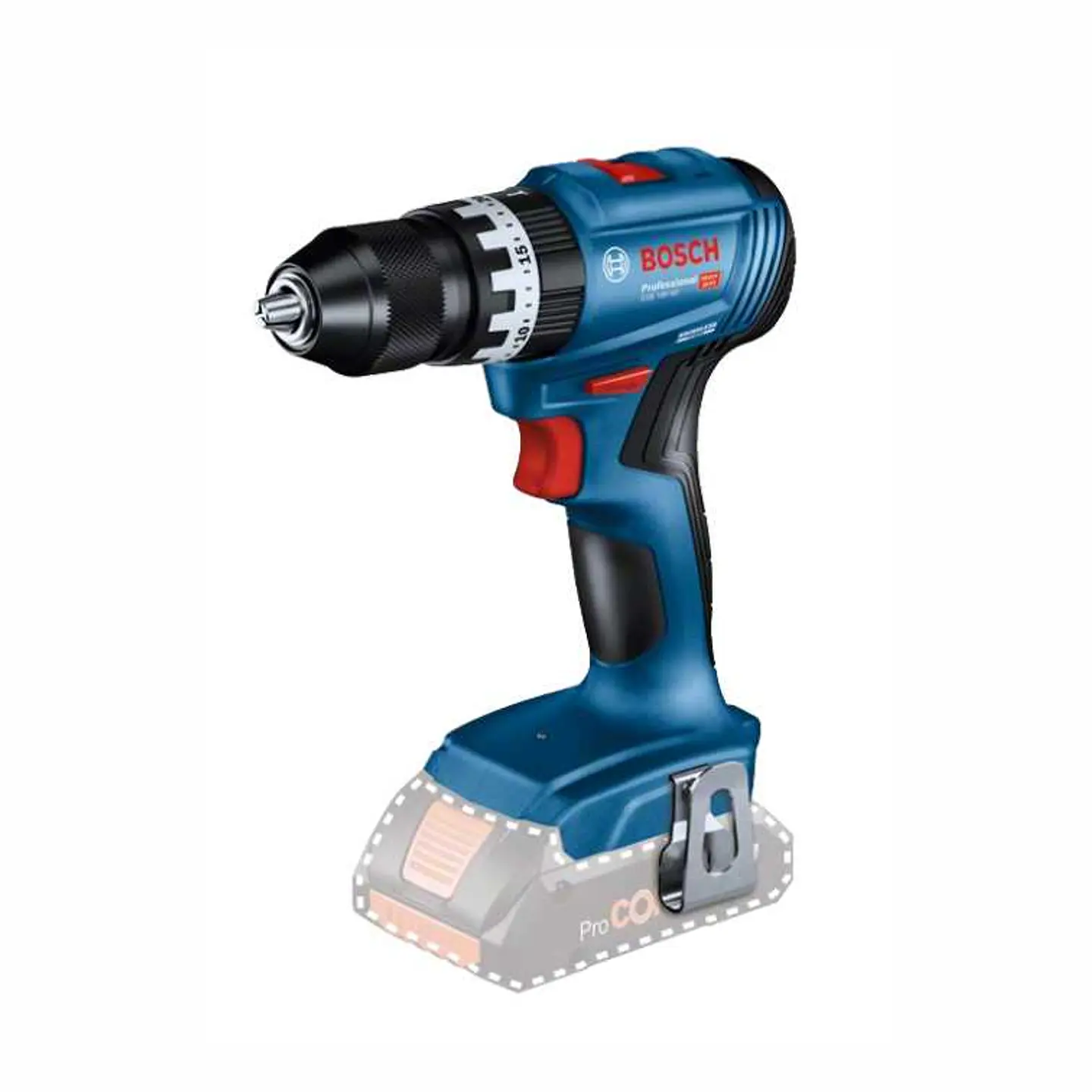 Aparafusadora/Berbequim com percussão sem fio GSB 18V-45 BOSCH 1