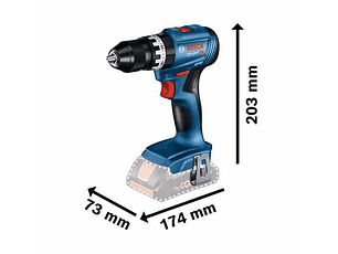 Aparafusadora/Berbequim com percussão sem fio GSB 18V-45 BOSCH