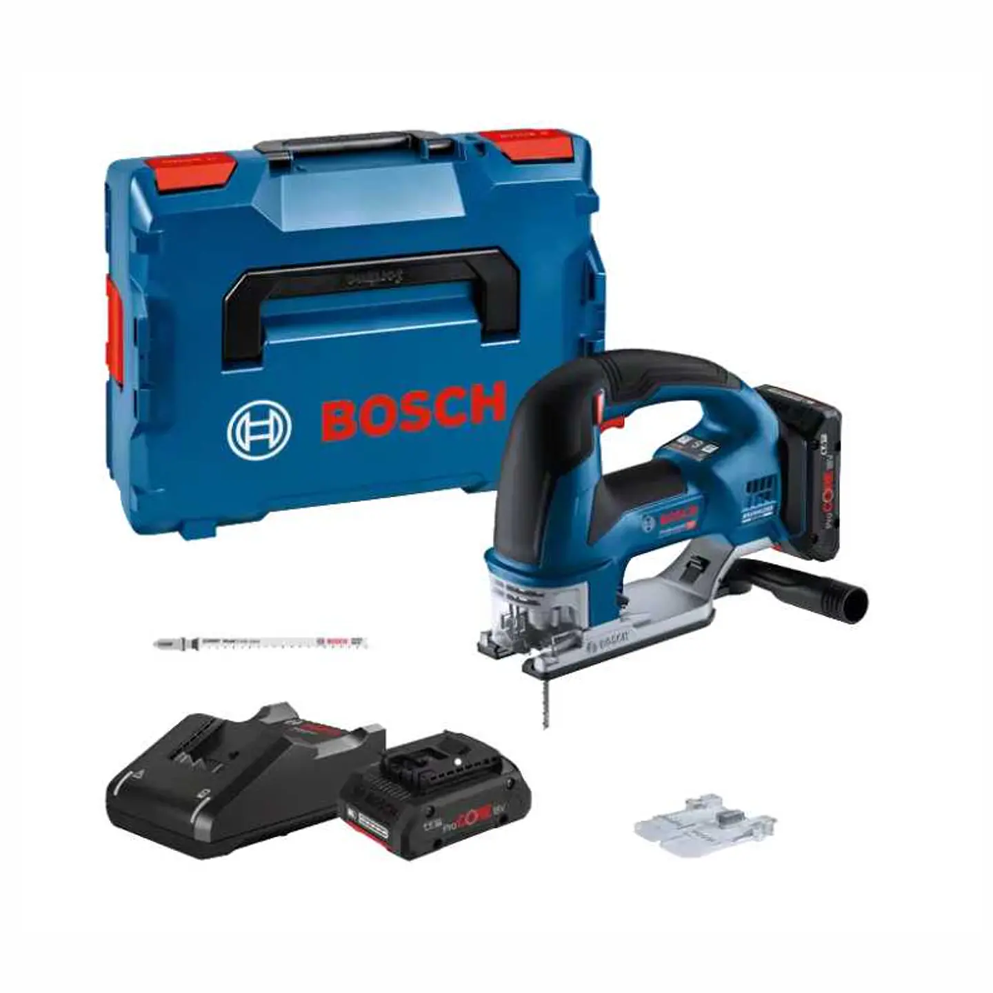 Serra vertical tico tico sem fio GST 18V-155 BC + 2 Baterias ProCORE18V 4.0Ah BOSCH 1