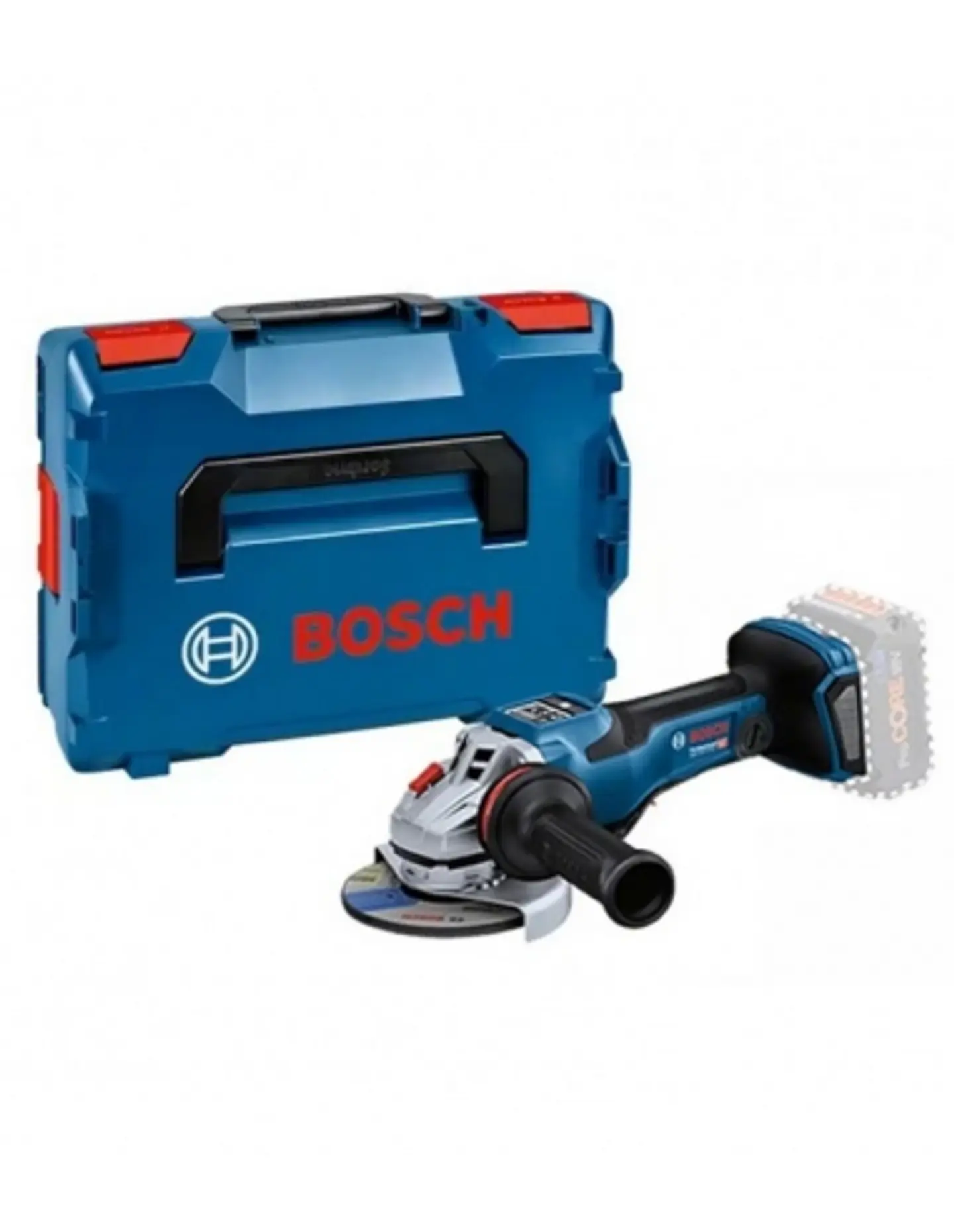 Rebarbadora sem fio BITURBO EM L-BOXX GWS 18V-15 PSC + Mala L-BOXX BOSCH   1