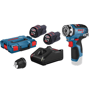 Aparafusadora/berbequim s/ fio GSR 12V-35 FC + 2 baterias 3.0Ah BOSCH