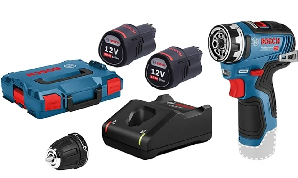 Aparafusadora/berbequim s/ fio GSR 12V-35 FC + 2 baterias 3.0Ah BOSCH 2