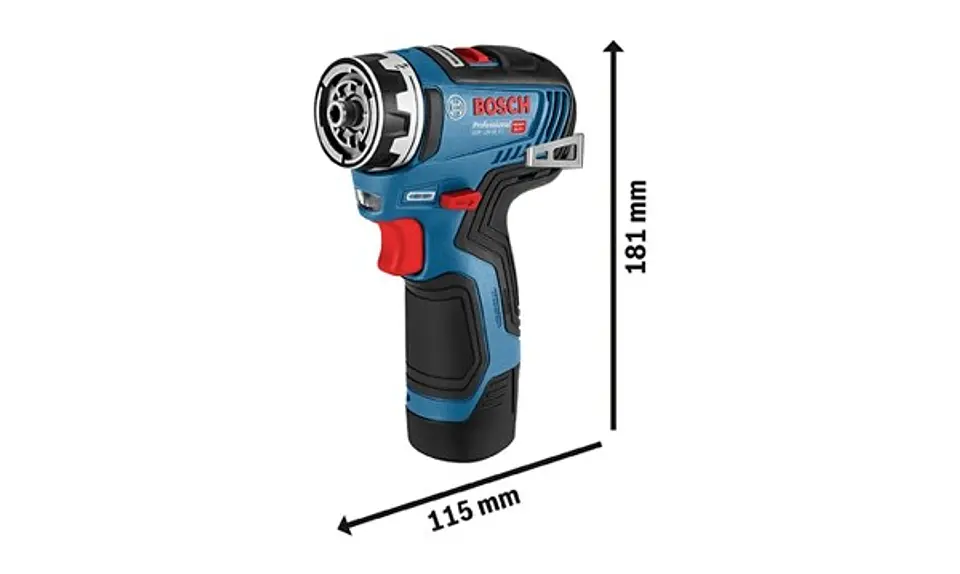 Aparafusadora/berbequim s/ fio GSR 12V-35 FC + 2 baterias 3.0Ah BOSCH 3