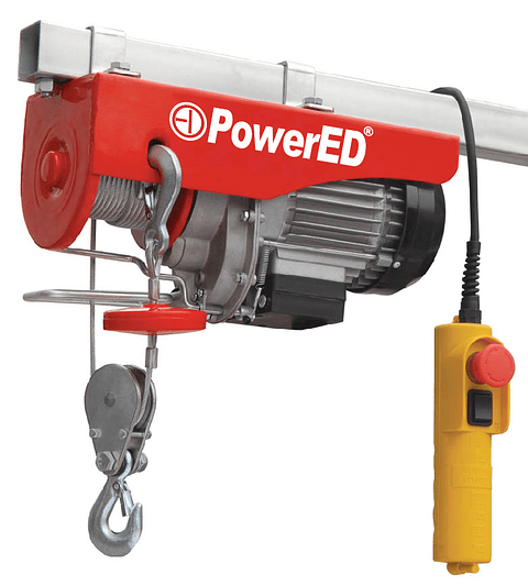 Guincho Elétrico de Cabo de Aço Monofásico POWERED (Exclusivo Online)
