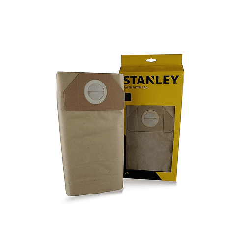 Saco de Papel para Aspiradores (5 uni) STANLEY 1