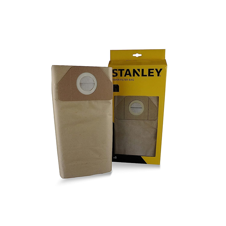 Saco de Papel para Aspiradores (5 uni) STANLEY 1