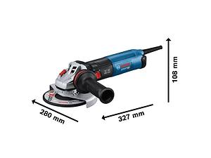 Rebarbadora pequena 1.700W com regulador de velocidade GWS 17-150 S BOSCH