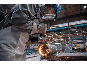 Rebarbadora pequena 1.700W com regulador de velocidade e interruptor PROtection GWS 17-125 PS BOSCH