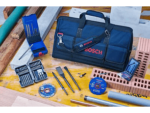 Conjunto de acessórios para construção com Bolsa transporte BOSCH