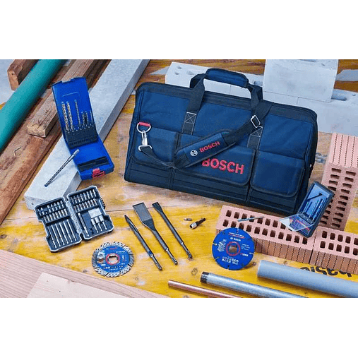 Conjunto de acessórios para construção com Bolsa transporte BOSCH 2