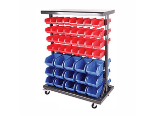 Estante com 94 caixas de armazenamento HBR6430 HEAVYWARE