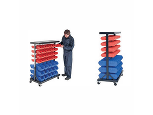 Estante com 94 caixas de armazenamento HBR6430 HEAVYWARE