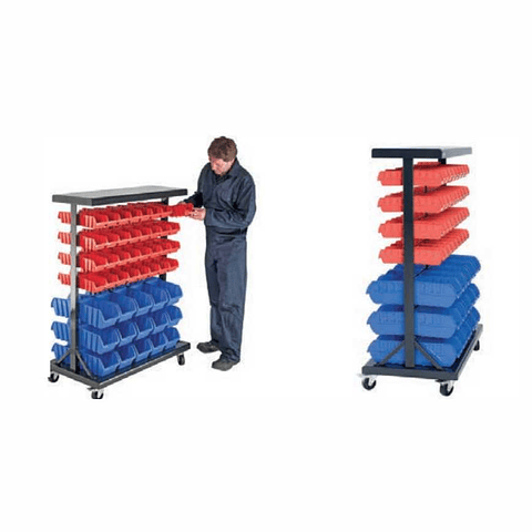 Estante com 94 caixas de armazenamento HBR6430 HEAVYWARE