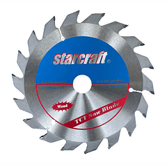 Discos de Serra Circular para Madeira 230 x 30mm 18 dentes STARCRAFT