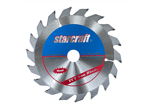 Discos de Serra Circular para Madeira 230 x 30mm 18 dentes STARCRAFT
