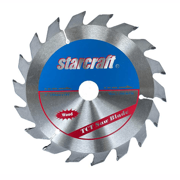 Discos de Serra Circular p/ Madeira 230 x 30mm 18T STARCRAT