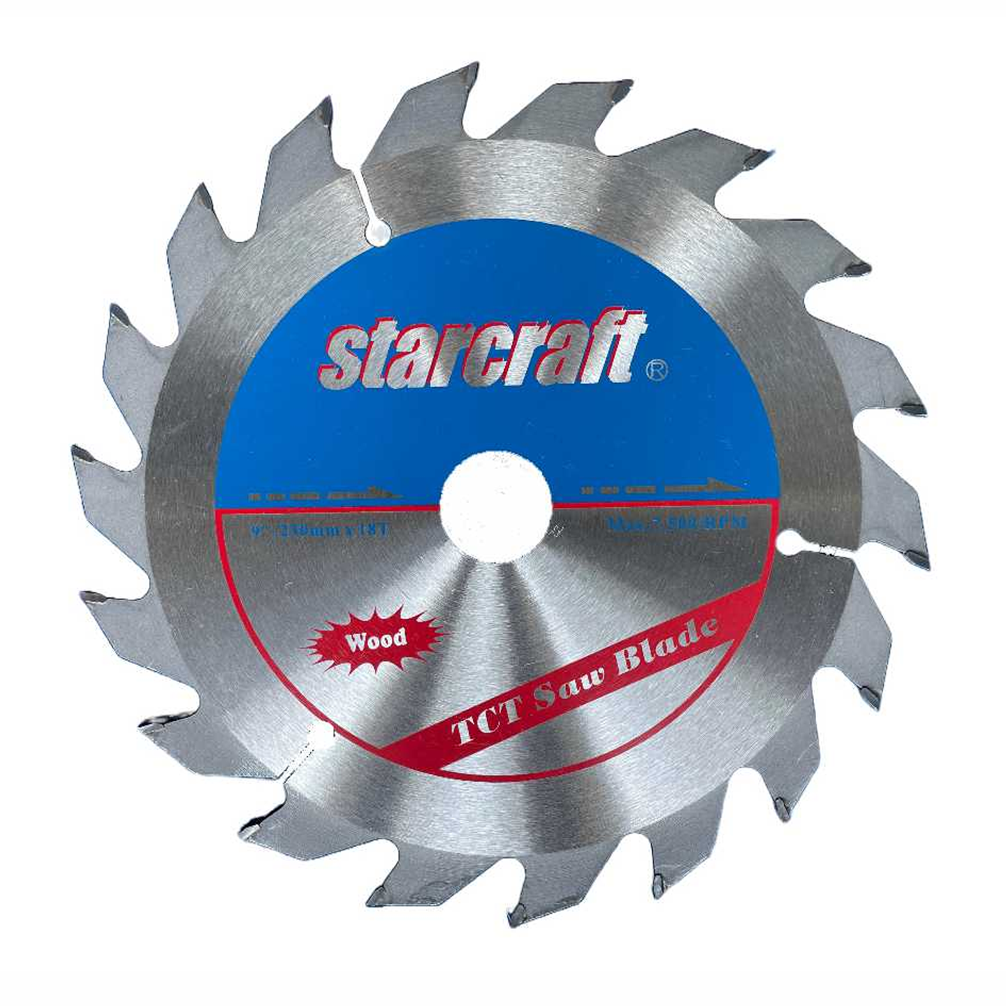 Discos de Serra Circular para Madeira 230 x 30mm 18 dentes STARCRAFT 1