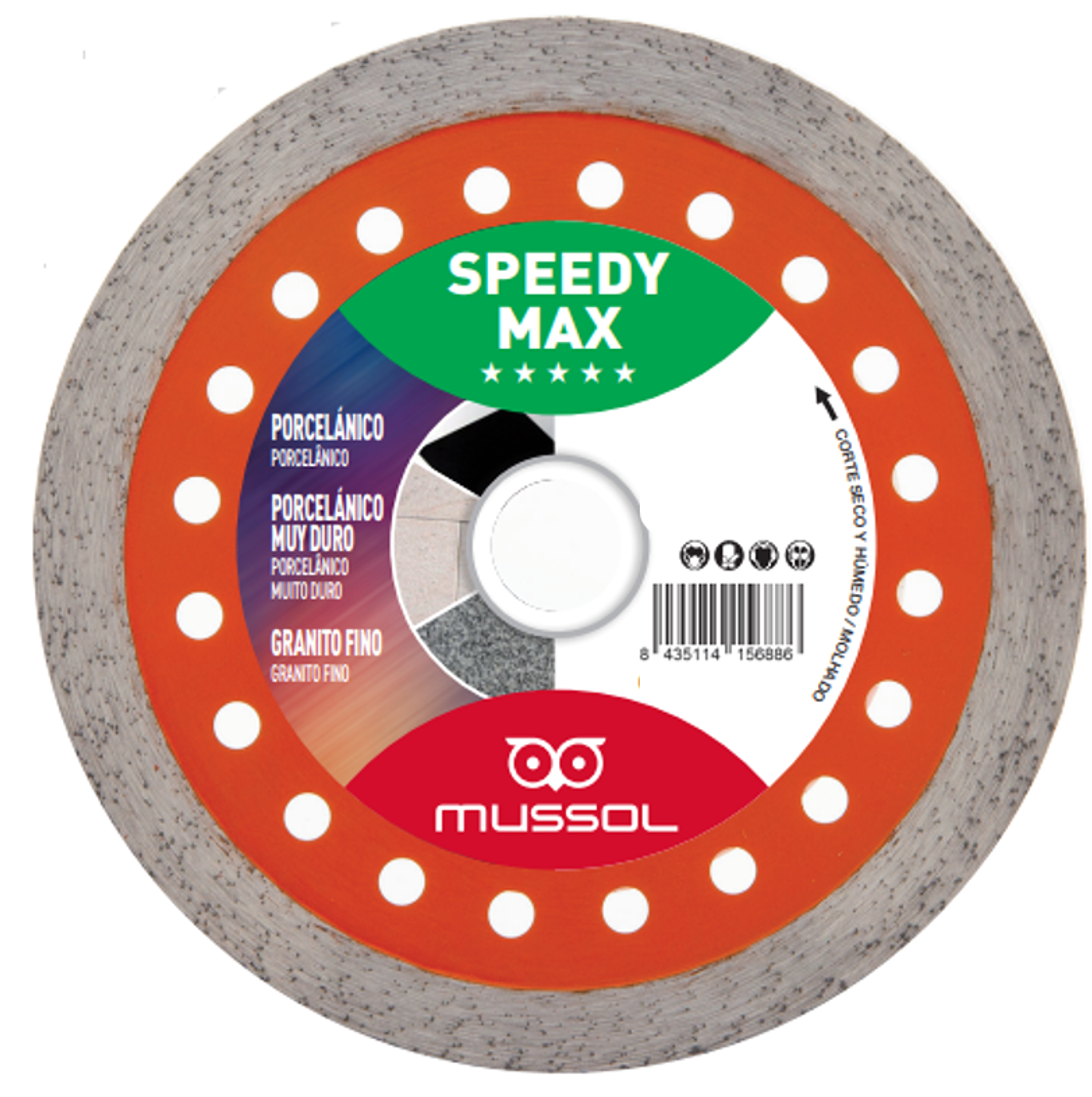 Disco Diamante para Grês Porcelânico Speedy Max MUSSOL 1