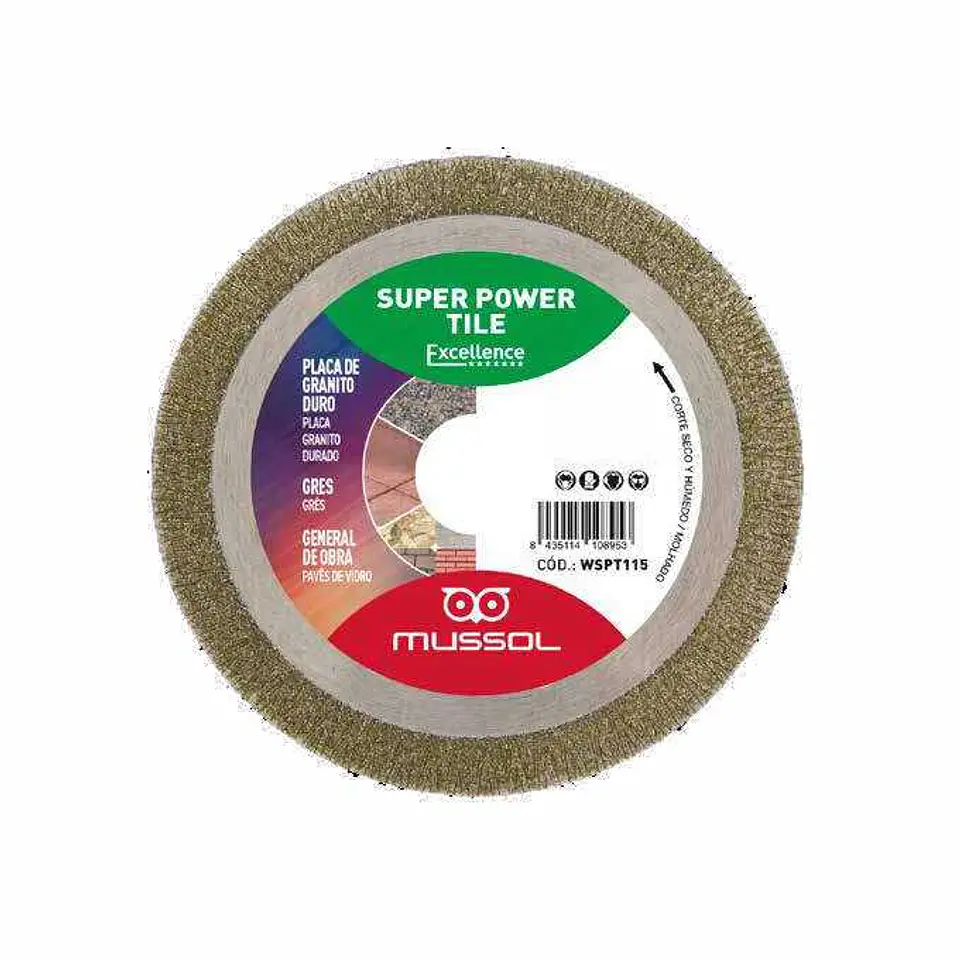 Disco Diamante para Grês Porcelânico Super Power Tile MUSSOL 3