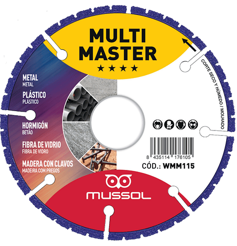 Disco Diamante Multi-Usos Multi Master MUSSOL