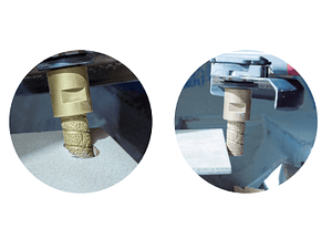 Fresa de Diamante Grão Fino de Ø20X50mm Super MUSSOL