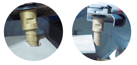 Fresa de Diamante Grão Fino de Ø20X50mm Super MUSSOL