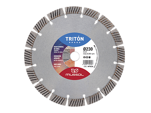 Disco de corte diamante 230mm Turbo TRITÓN MUSSOL