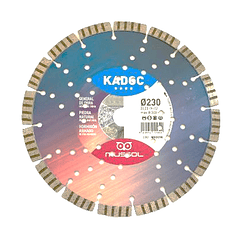 Disco de corte diamante 230mm Universal Turbo KADOK MUSSOL