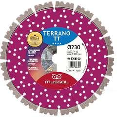 Disco de corte diamante 230mm Granito Premium TERRANO TT MUSSOL