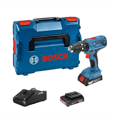 Aparafusadora / Berbequim com percussão GSB 18V-21 + 2 Baterias 18V 2.0Ah BOSCH