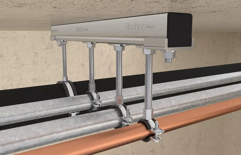 Abraçadeira com Dobradiça para Tubo FRGS Plus 48-53 BG FISCHER   2